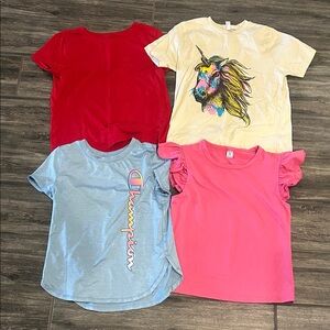 Champion Kids T-Shirt Pack - Red, Yellow, Blue, Pink